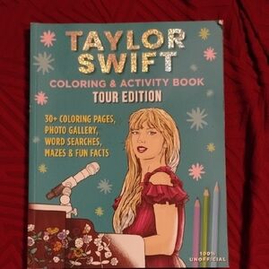 Taylor Swift Tour Edition Activity Book - Blue and Red